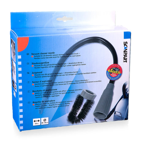 Scanpart 1190040070 f172 cleanflex universal mundstykke børstehoved 30-36