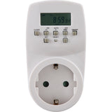 Scanpart timerkontakt til stikkontakt - digitalt ugeprogram - timer - timer - med LCD display