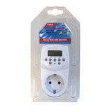 Scanpart timerkontakt til stikkontakt - digitalt ugeprogram - timer - timer - med LCD display