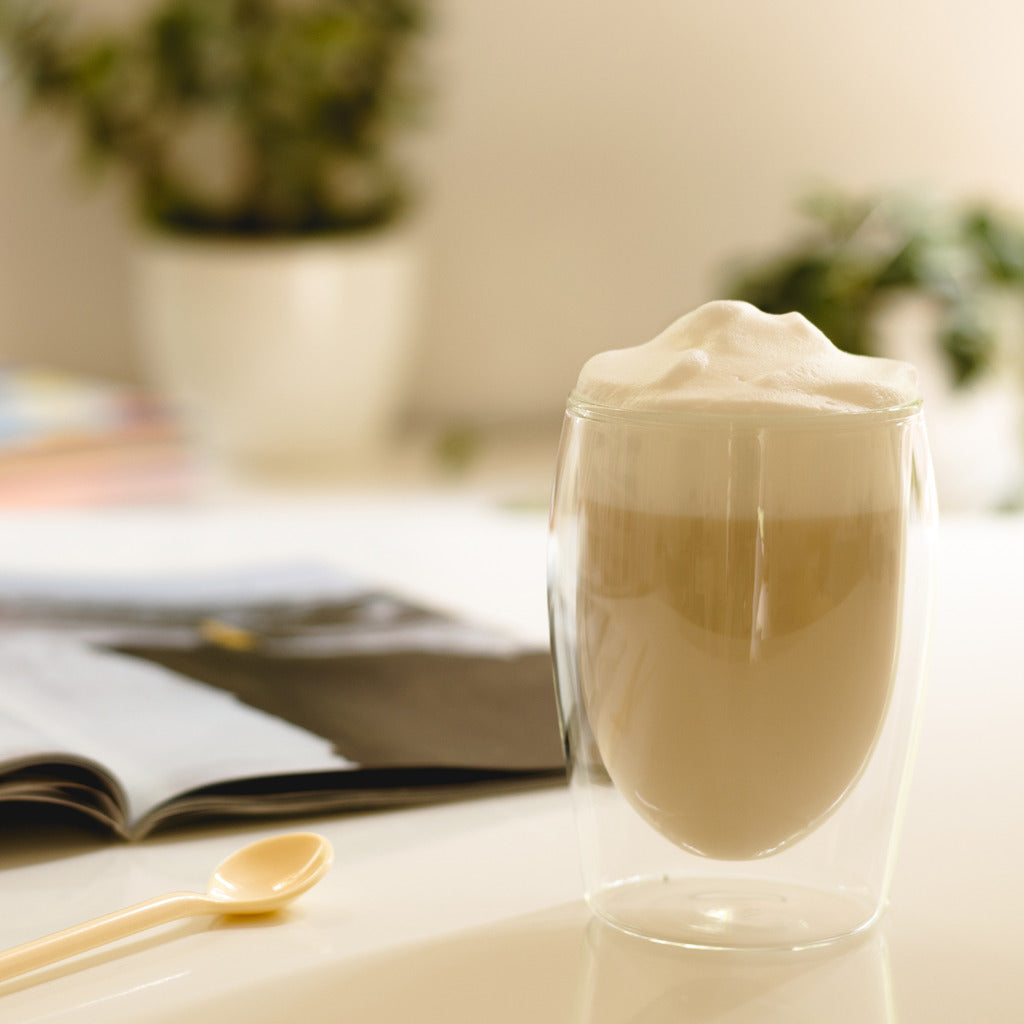 Scanpart dobbeltvæggede kaffeglas 300 ml - cappuccino - kaffeglas dobbeltvæggede - 2 stk.