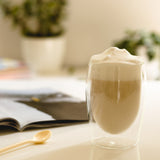 Scanpart dobbeltvæggede kaffeglas 300 ml - cappuccino - kaffeglas dobbeltvæggede - 2 stk.