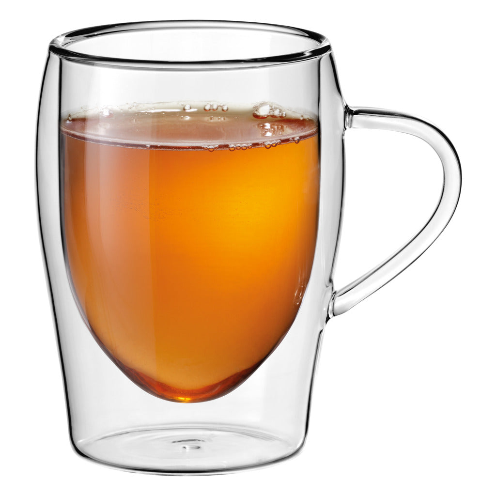 Scanpart dobbeltvæggede teglas 300 ml - te - dobbeltvæggede teglas - 2 stk.