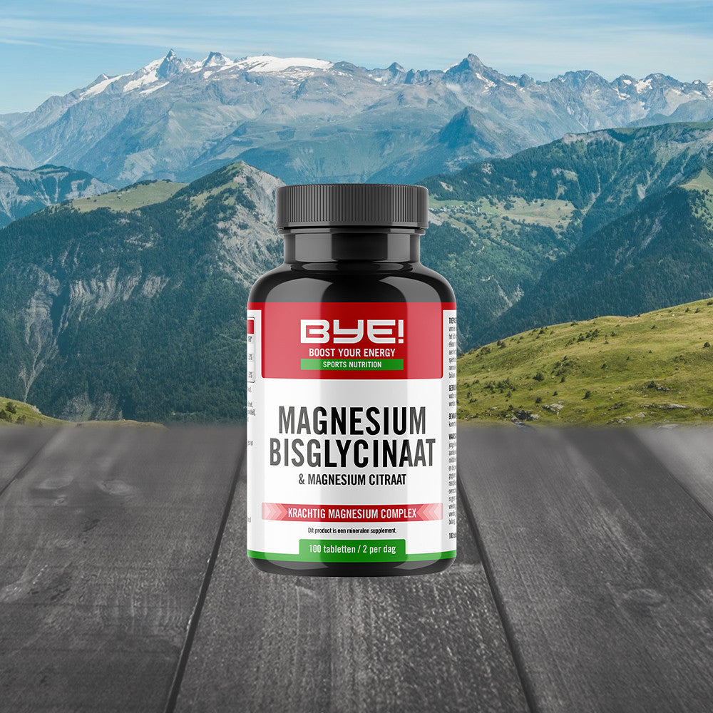Farvel! Magnesium bisglycinat magnesiumcitrat 100 kapsler