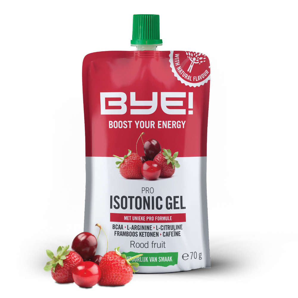 Farvel! Pro isotonisk gel 70 gram rød frugt (kasse en 12 stykker)