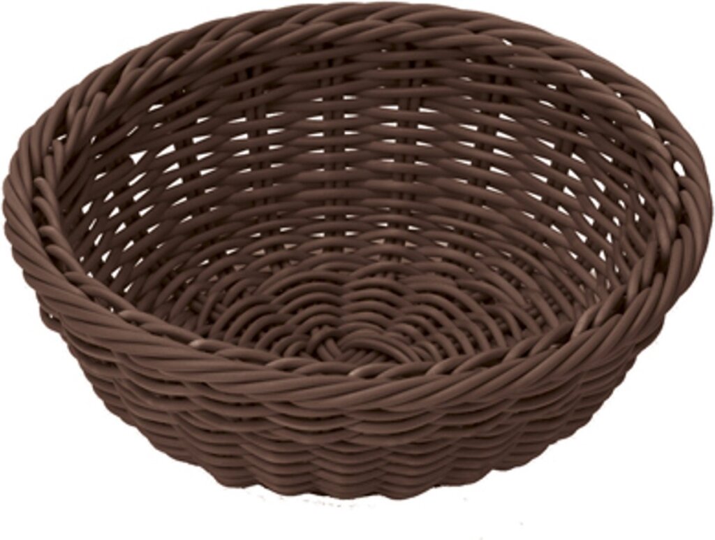 Westmark saleen brødkurv rund 23x9cm brun