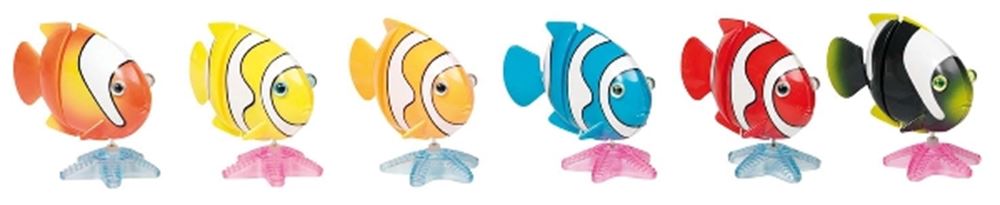 Fiskeri med oprulningsmotor. 7,3 cm. 6 farver