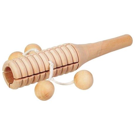 Goki toneblok med 4 trækugler. 16 cm. 3+