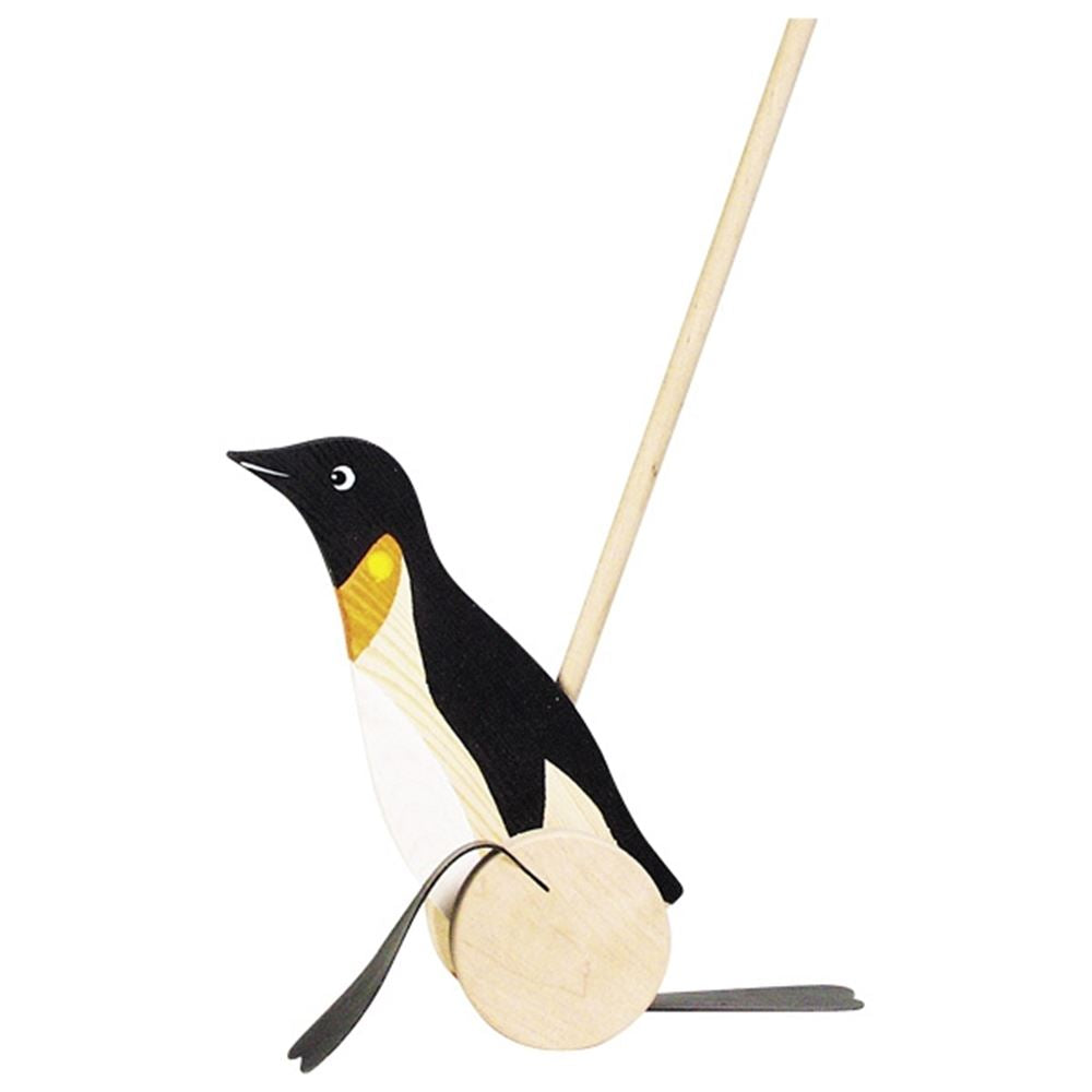 Goki pinderulle: pingvin h22cm, pind l60cm, 1+