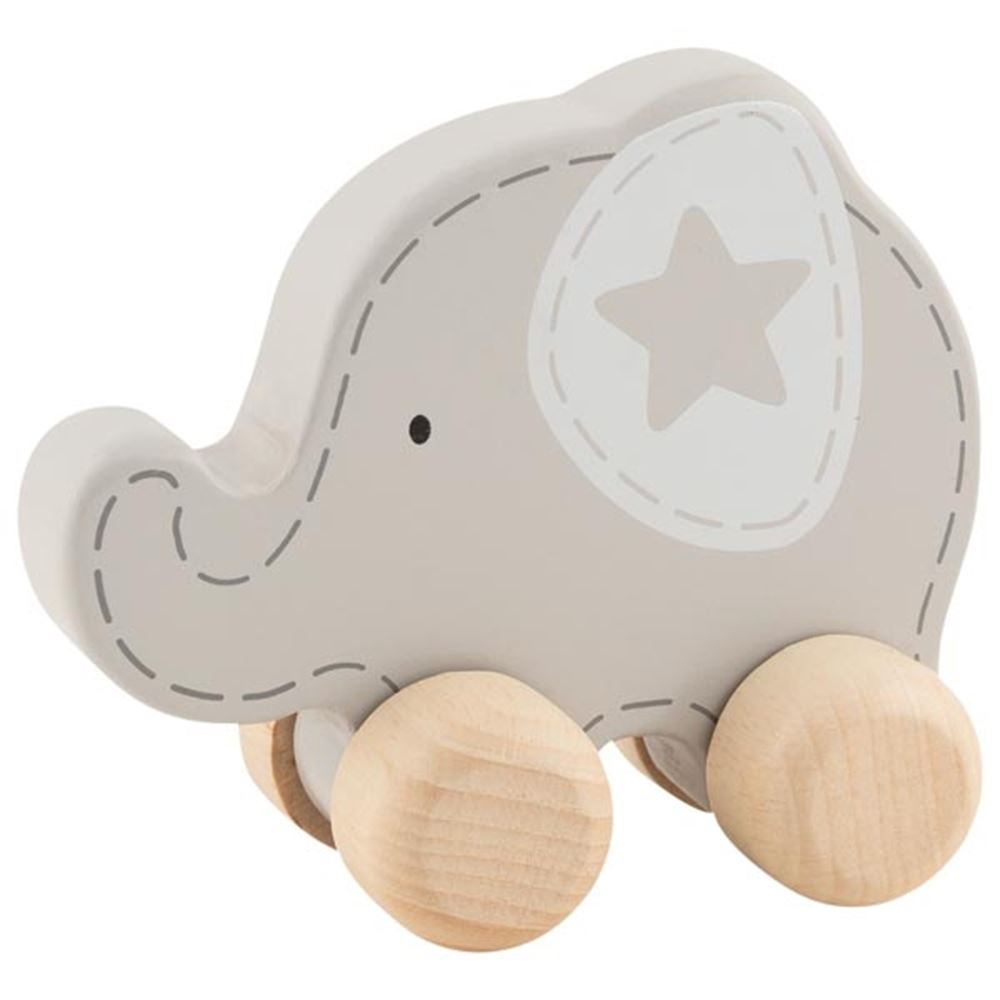Goki Wood Push Figur Elephant