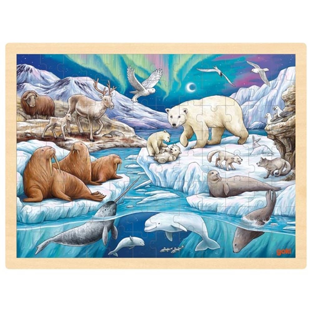 Goki puslespil polar nat. 96 dele. 3+