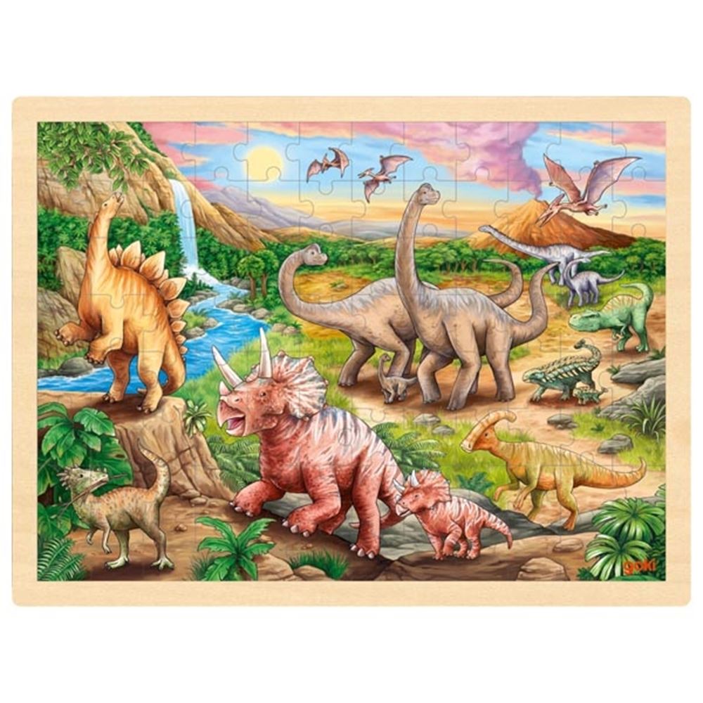 Goki puslespil dinosaur. 96 dele. 3+