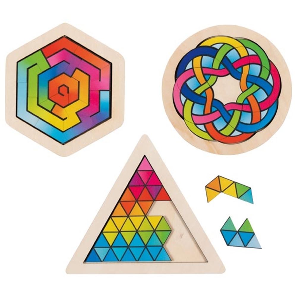 Goki brainteaser puslespil. 8-18 stk. 3 asso