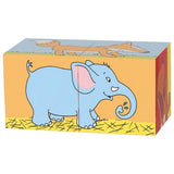 Goki kube puslespil, dyr. 2 dele. 10x5x5 cm.