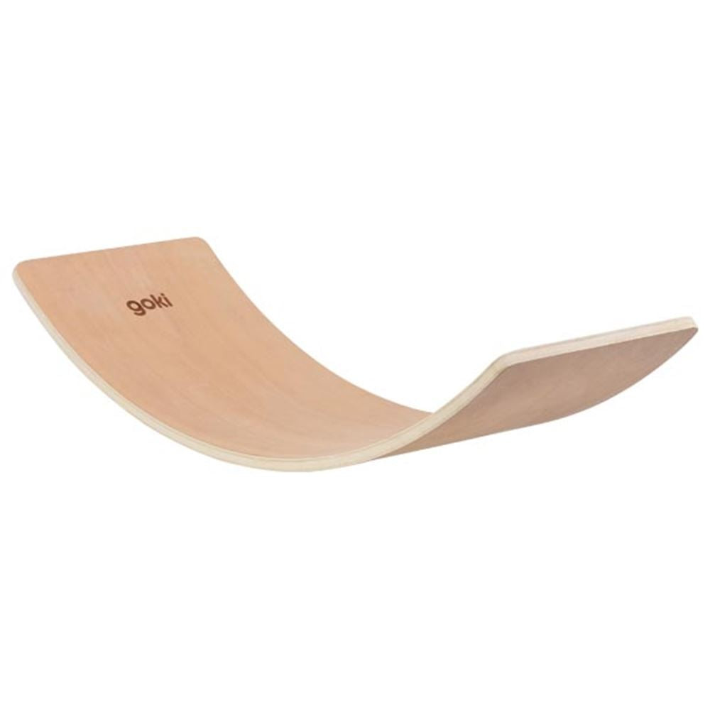 Goki Woodal Balansbord Half Maan Naturel, 82 cm
