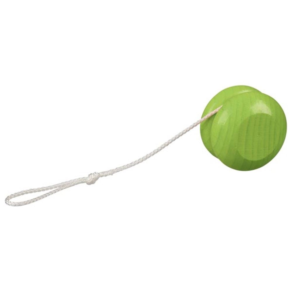 Houten jojo, grøn. 5 cm. 4+