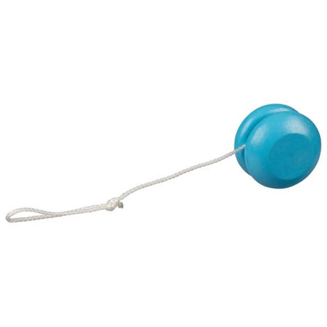 Træ yo-yo, blå. 5 cm. 4+