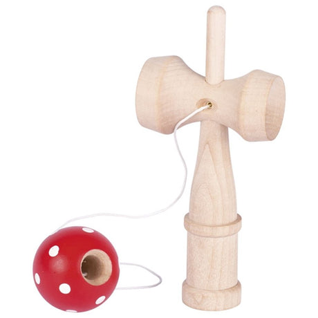 Goki kendama rød. 17 cm. 4+