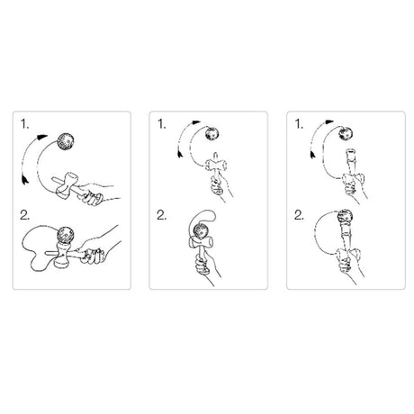 Goki kendama rød. 17 cm. 4+