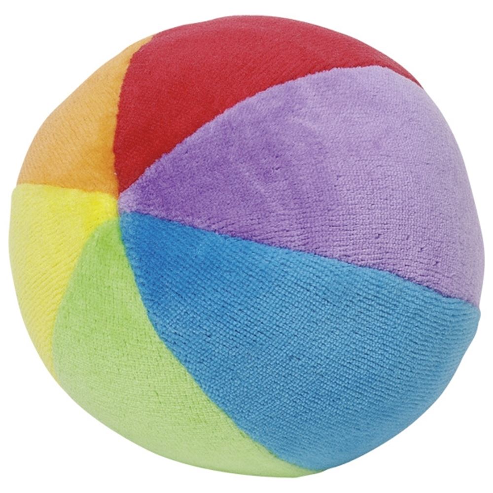 Forårsage blød bold med en rangle. 10 cm.
