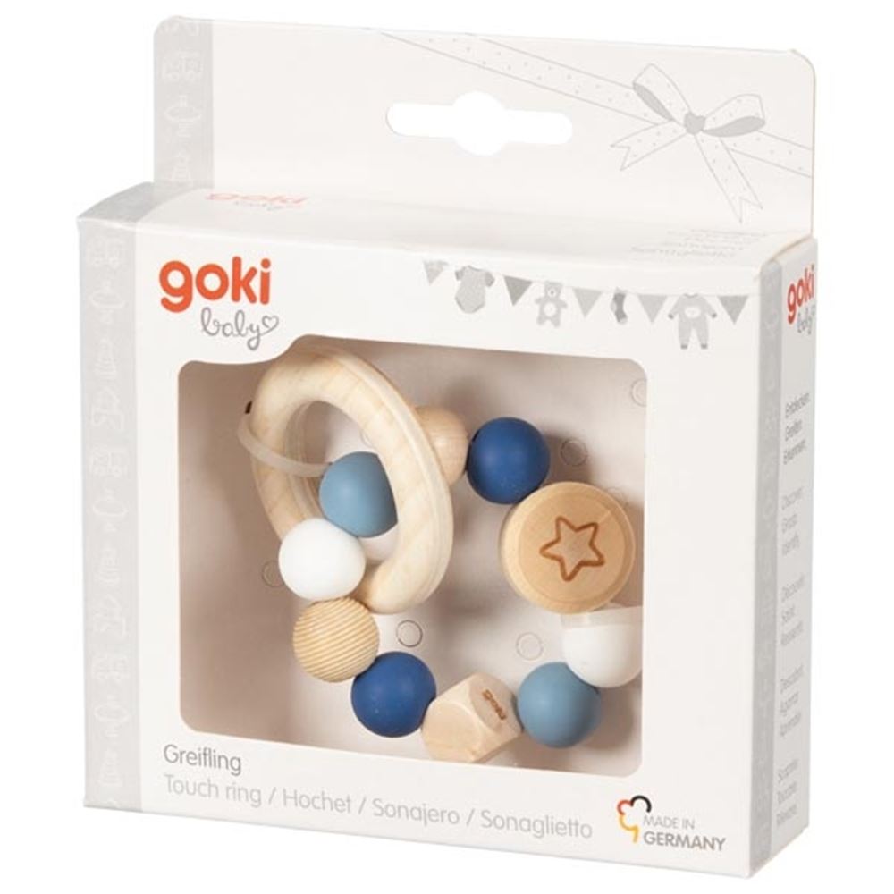 Goki touch-ring elastisk stjerne. 9 cm.