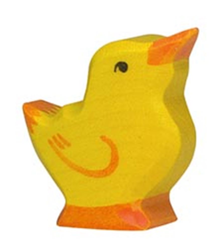 Holztiger chick, hovedet op. 3,5 cm
