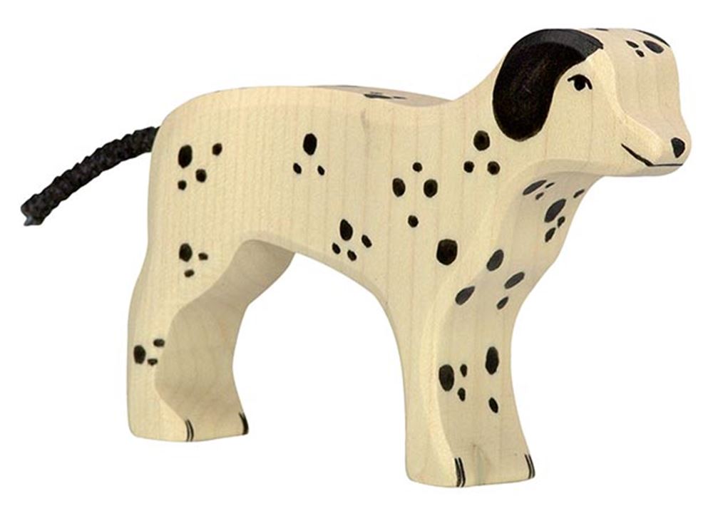 Holztiger Dalmatiner. 11,5 cm.
