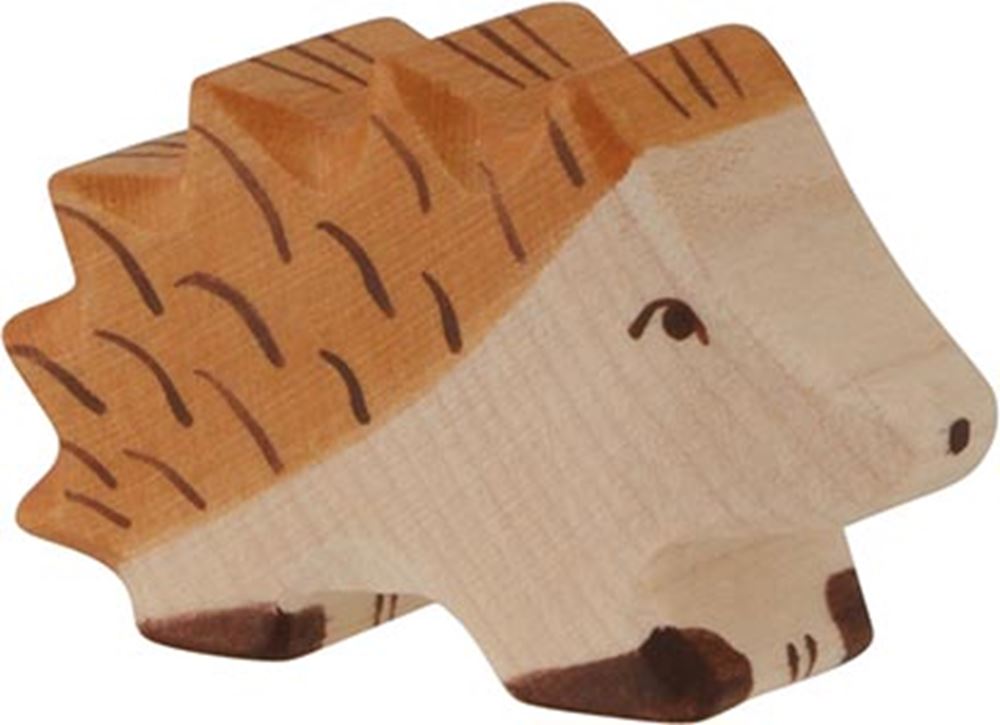 Holztiger pindsvin, lille. 5 cm.