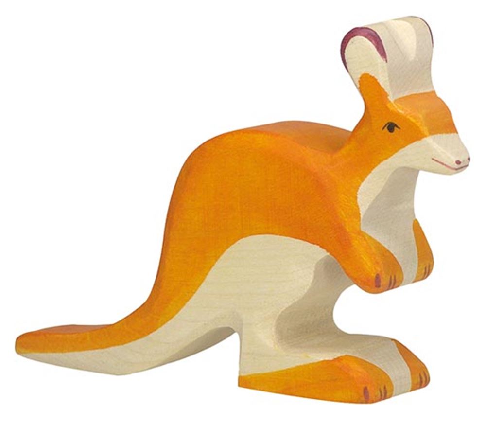 Holztiger kænguru, lille. 12,5 cm.