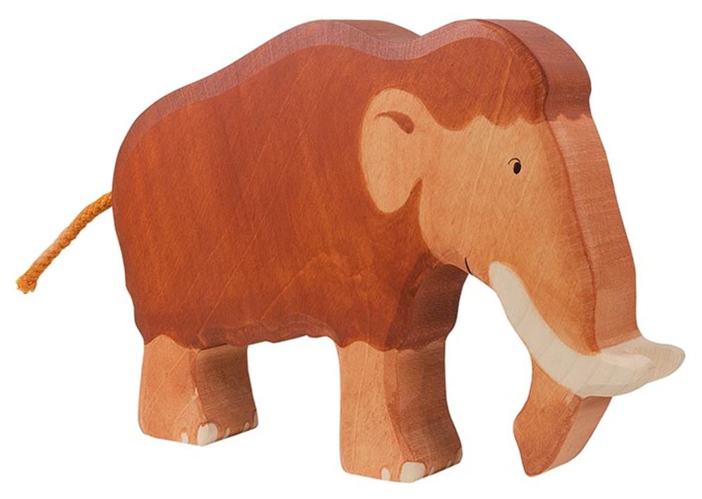 Holztiger mammut. 19,2 cm.
