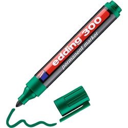 Edding tusch 300 rund 1,5-3mm grøn | 10 stk