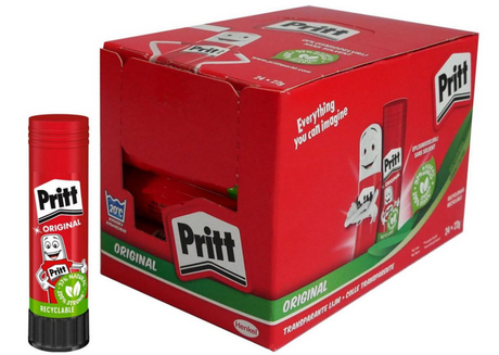 Pritt original limstift medium 22 gram - æske med 24 stk