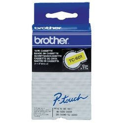 Tape brother tc601 sort gul 12 mm 7,7m