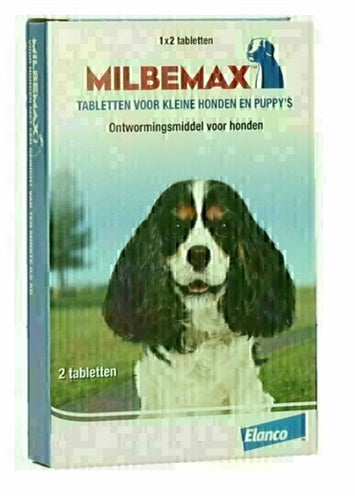 Milbemax tablet ormhvalp lille hund
