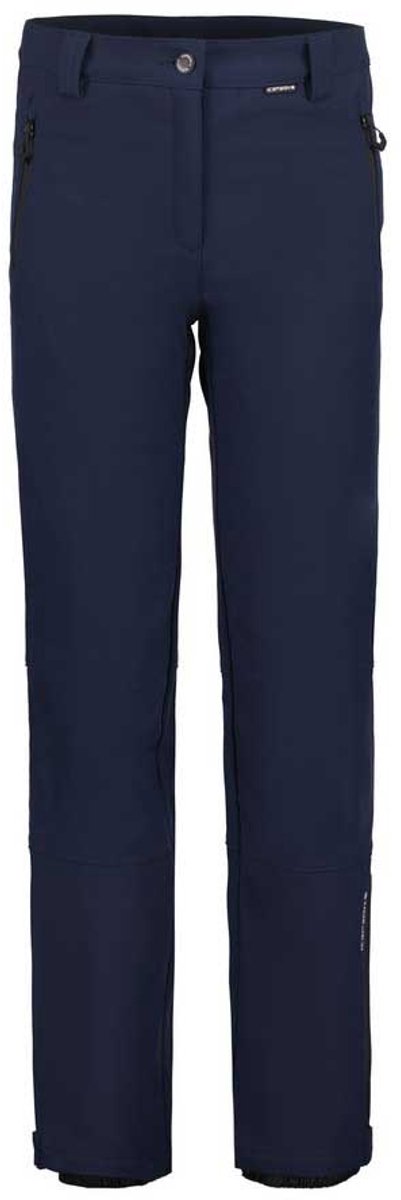 Icepeak frechen softshell skibukser til kvinder - mørkeblå - 38