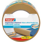 Tesa dobbeltklæbende tape universal alsidig emballage dekoration tæppe - 25m x 50mm