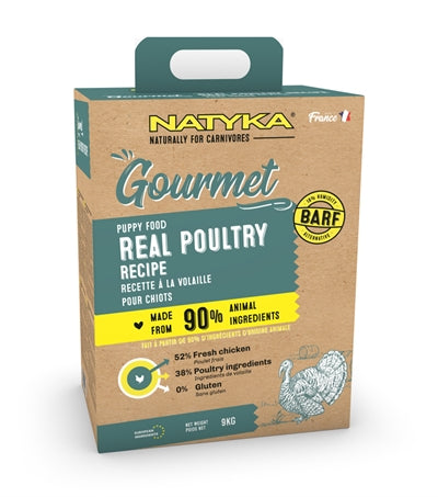Natyka gourmet hvalp fjerkræ