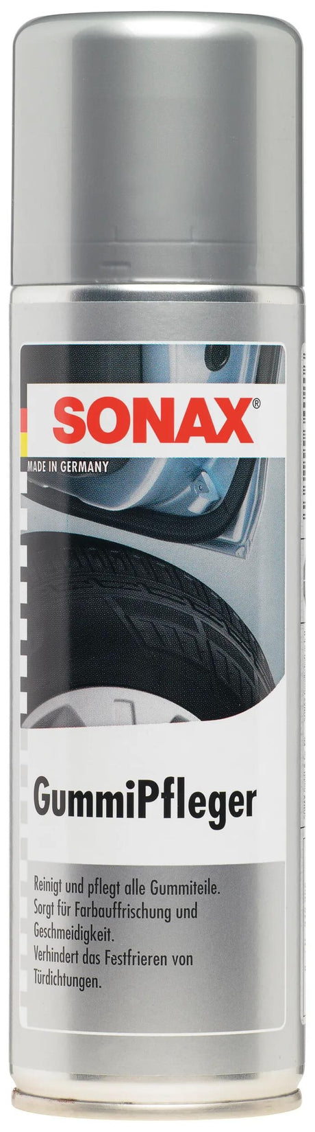Sonax gummispray gummipfleger gummiplejeprodukter 300 spraydosis
