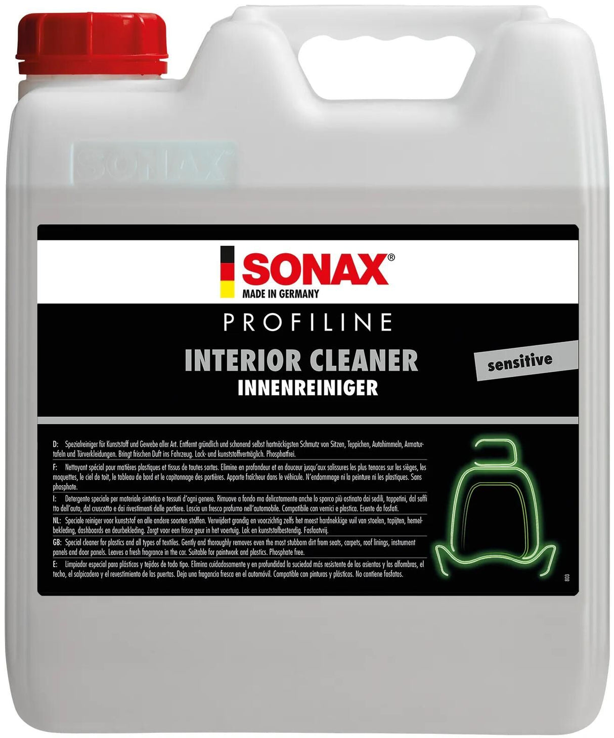 Sonax interiørrens bilinteriørrens bilinteriørrens cubi 10 ltr.