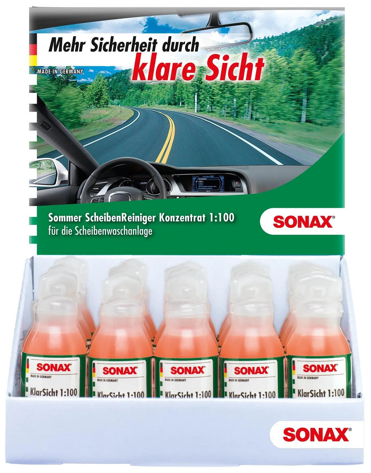 Sonax vinduespudser klar 1:100 klarhed 25ml