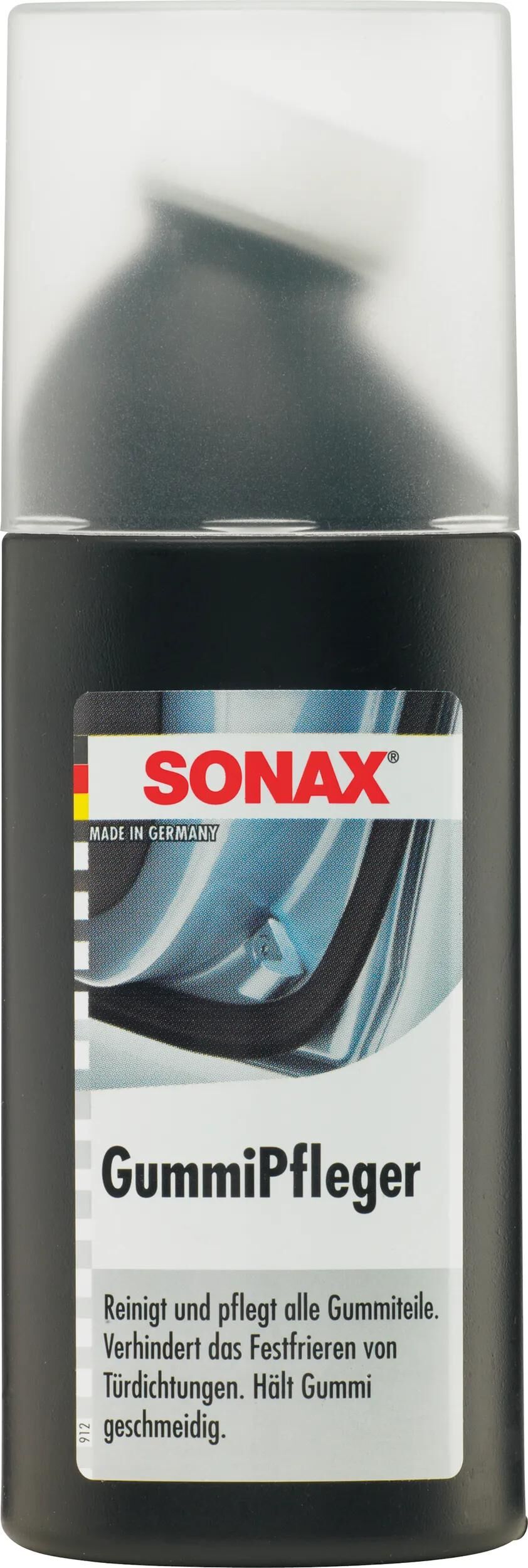 Sonax gummispray gummipfleger gummipleje 1oo ml fl.med skum