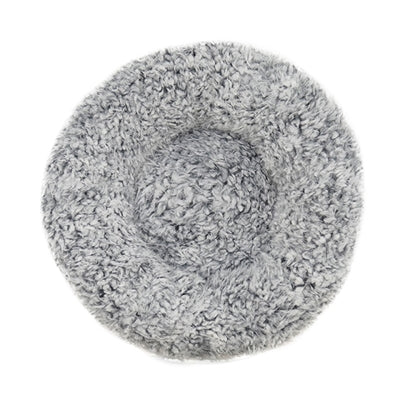 Rosewood Dog Bed Silver Fluff Gray