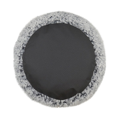 Rosewood Dog Bed Silver Fluff Gray