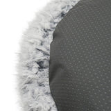 Rosewood Dog Bed Silver Fluff Gray