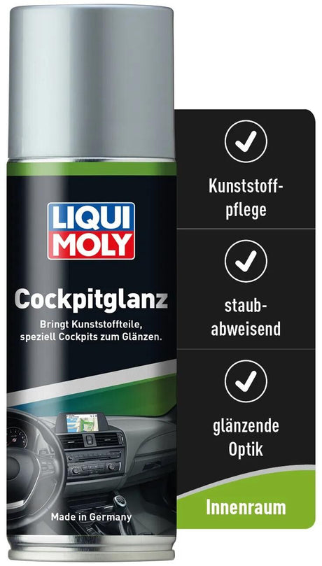 Liqui moly cockpit polish cockpit gloss cockpit gloss 200 ml dåse indhold 200ml