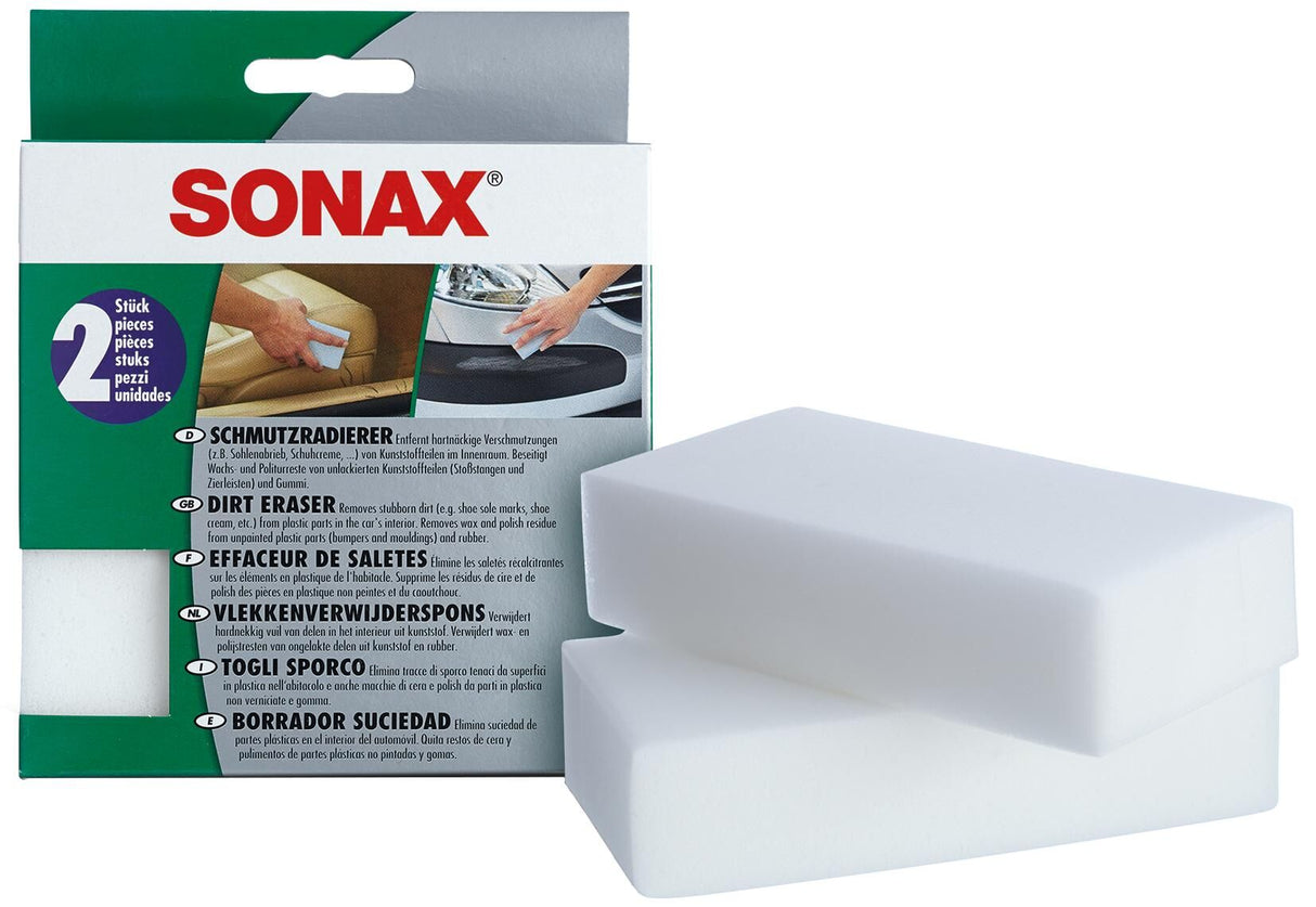 Sonax special svamp schmutzradierer snavs viskelæder 2-pak
