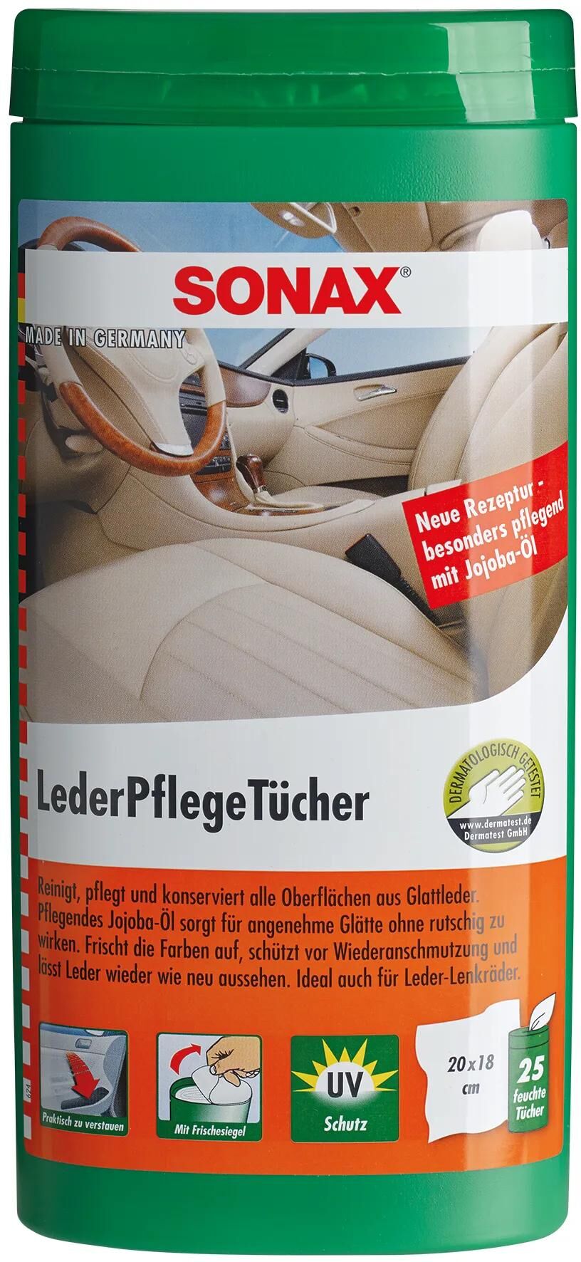 Sonax læder pleje stof læder pleje stof æske
