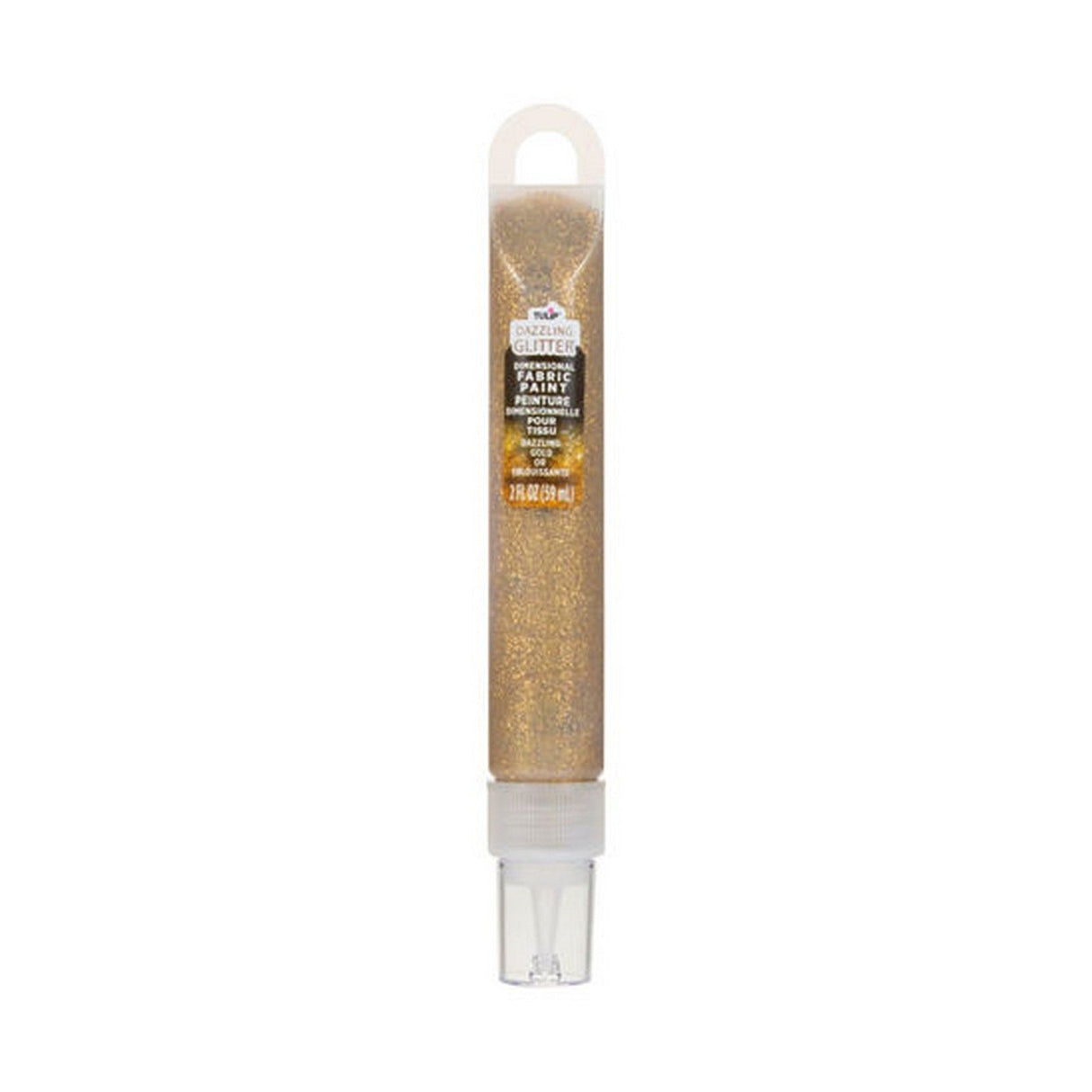 Tulipan • dimensionel stofmaling blændende guld 59ml