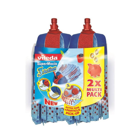Vileda supermocio 3action moppe 2 stk
