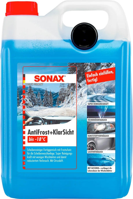 Sonax anti-frost beskyttelse anti-frost + klar anti-rust og klar citrus klar til brug