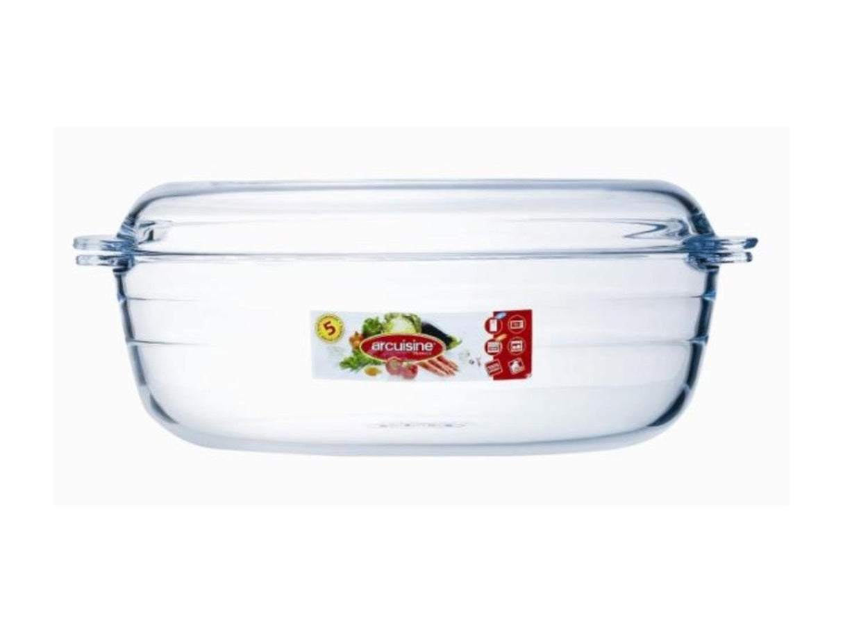 Arcuisine skål med låg oval 3l